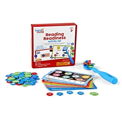 Immagine di Learning Resources attività Prima Vista, Set di apprendimento multisensoriale per la Preparazione alla Lettura in Classe, 94 Pezzi, dai 3 Anni avanti, Multicolore, 0, 94472