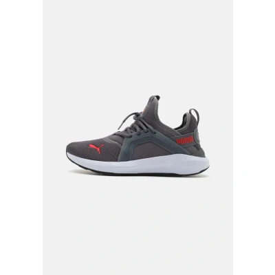 Immagine di Puma Softride ENZO 5 Unisex Scarpe da allenamento, Taglia: 45, Cool dark gray/for all time red/white Tessuto / sintetico