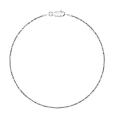 Immagine di Planetys Cavigliera Argento Sterling 925 Rodiato Modello Catenina Serpente Larghezza: 1.5 mm