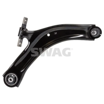 Immagine di SWAG 82 94 2631 Braccio oscillante, Sospensione ruota con supporto/cuscinetto Assale anteriore Dx, inferiore trasversale oscillante Acciaio