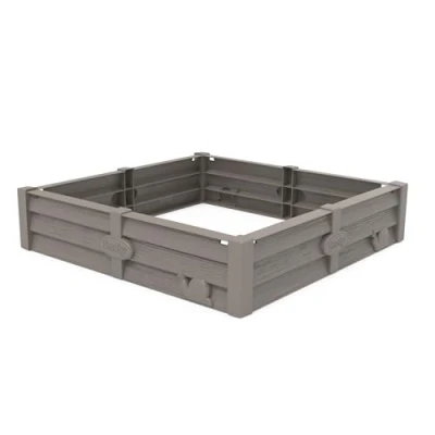 Immagine di Smoby Modulo sabbiera quadrata, 7600850208, +2 anni, 76x76, o aiuola per orto, telone incluso, plastica 100% riciclata
