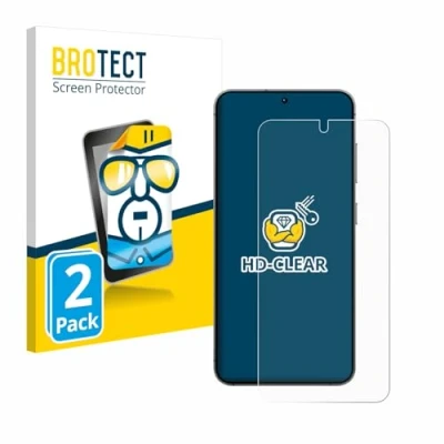 Immagine di brotect Pellicola Protettiva per Samsung Galaxy S24 Protezione Schermo (2 Pezzi) [Trasparente, Anti Impronte]