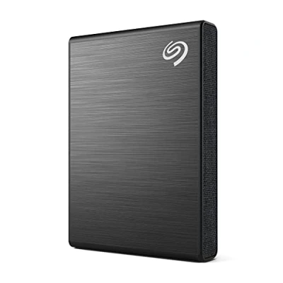 Immagine di Seagate One Touch SSD 1 TB External Portable Black, speeds up to 1,030 MB/s, with Android App, 1yr Mylio Create, 4mo Adobe Creative Cloud Photography plan​ and Rescue Services (STKG1000400)