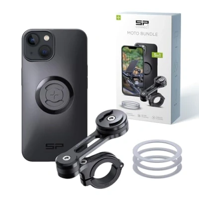 Immagine di SP CONNECT supporto per cellulare moto SPC+ iPhone 14/13 ciclomotore accessori tutti gli smartphone