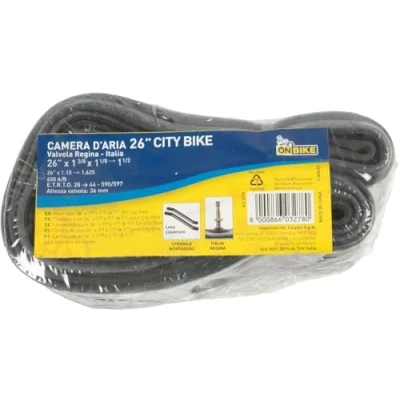 Immagine di Camera d&#039;aria singola bici 26&quot; x 1 3/8 E.R.T.R.O. 37 590