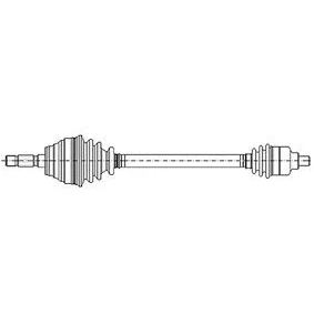 Immagine di METELLI 17 0592 Albero motore / Semiasse 745mm 90mm RENAULT: MEGANE Scenic, I Grandtour, 1 Cabriolet