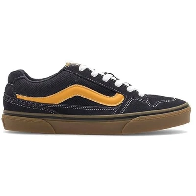 Immagine di Vans Caldrone, Scarpe da Ginnastica Uomo, Suede Gum Charcoal Yellow, 40.5 EU