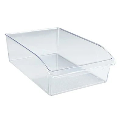 Immagine di Wenko Organizzatore per Il Frigorifero Misura L, Adatto e l&#039;armadio suddividere Gli Alimenti, Design Trasparente, 31x9,5x20cm, in Robusto Pet