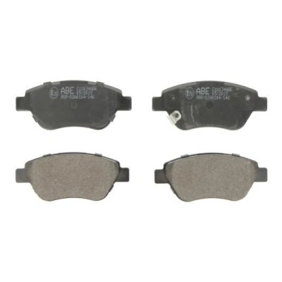 Immagine di ABE C1X034ABE Kit pastiglie freno Assale anteriore con segnalatore acustico usura FIAT: Panda II Hatchback, Doblo I Station Wagon, Cargo