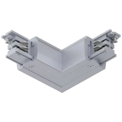 Immagine di Paulmann 91370 ProRail3 L Connect Erde Componente per sistema su binario ad alta tensione Giunto a Argento
