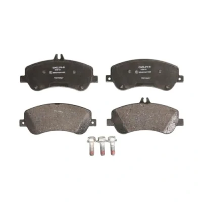 Immagine di DELPHI LP2146 Kit pastiglie freno Predisposto per contatto segnalazione usura con lamierino anticigolío accessori MERCEDES BENZ: GLK