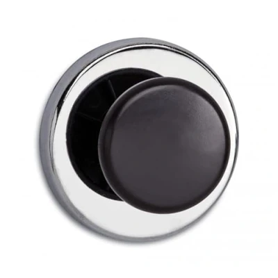 Immagine di MAUL magnete con pomello da 3,6 x 2,4 cm, forte forza adesiva di 5 kg, utilizzabile come appendiabiti, appendiabiti e porta borse, rotondo per banco raffreddamento, lavagna