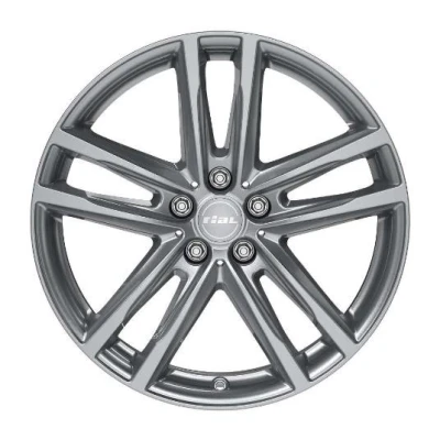 Immagine di RIAL 5 fori 18Inch 112mm cerchio in lega X10 gun metal grey 80830W67 9 Cerchione