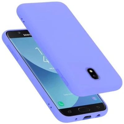 Immagine di Cadorabo Custodia per Samsung Galaxy J530 / J5 2017 (Eurasian) PRO in LIQUID LILA CHIARO Morbida Cover Protettiva Sottile di Silicone TPU con Bordo Ultra Slim Case Antiurto Gel Back Bumper