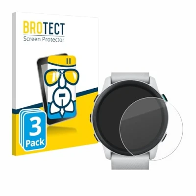 Immagine di brotect Pellicola Protettiva Vetro per Garmin Forerunner 745 Protezione Schermo (3 Pezzi) [Durezza Estrema 9H, Chiaro]