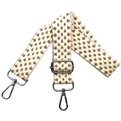 Immagine di Colorata Tracolla per Borsa Donna Regolabile, Cinghia Tracolle Ricambio Larga 3.8cm con Moschettoni Argento Crossbody Borsetta Accessori, Marrone, O7