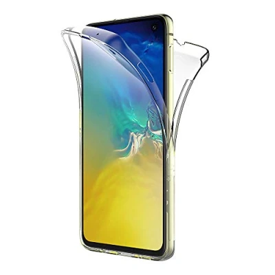 Immagine di AICEK Cover Compatible Samsung Galaxy S10e, 360Full Body S10e Silicone Case Molle di TPU Trasparente Sottile Custodia per