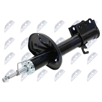 Immagine di NTY A MZ 005 Ammortizzatore Assale posteriore Sx pressione del gas doppio tubo tipo McPherson Spina superiore, Collare inferiore