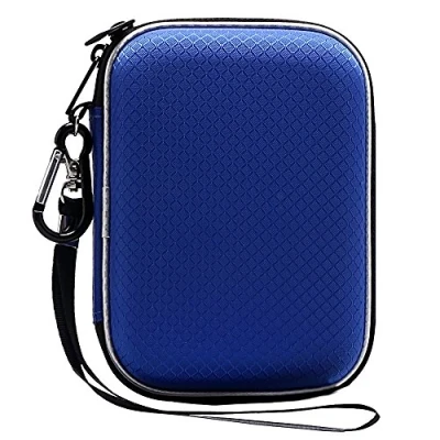 Immagine di Lacdo Custodia Hard Disk Esterno 2.5&quot; per Western Digital WD Elements/My Passport for Mac, Seagate Expansion/Game Drive HDD 1TB 2TB 3TB 4TB 5TB Rigida Antiurto Impermeabile Accessori, Blu