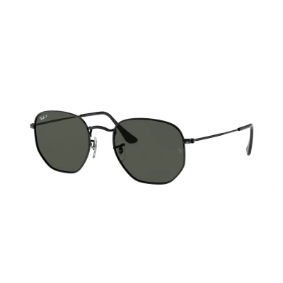 Immagine di Occhiali da Sole Ray Ban Hexagonal RB3548N 002/58 Polarizzati 51/21/145
