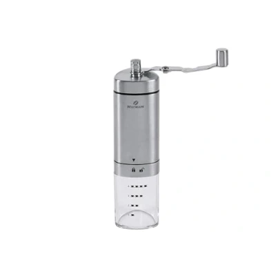 Immagine di Westmark Macinacaffè manuale con macinino in ceramica, fino a 4 tazze di caffè, scala graduata, Brasilia, lunghezza: 20,5 cm, acciaio inox/ceramica, 24902260