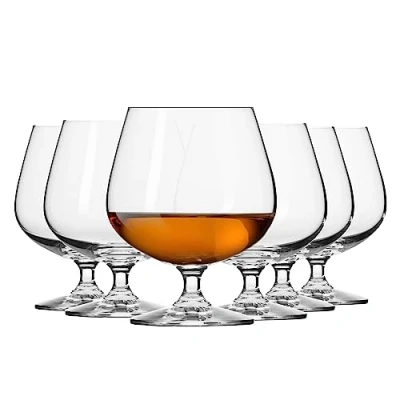 Immagine di Krosno Bicchieri Brandy Cognac Snifter Set di 6 480 ml Balance Collection Perfetto per la Casa, Ristoranti e Feste Lavabile in Lavastoviglie