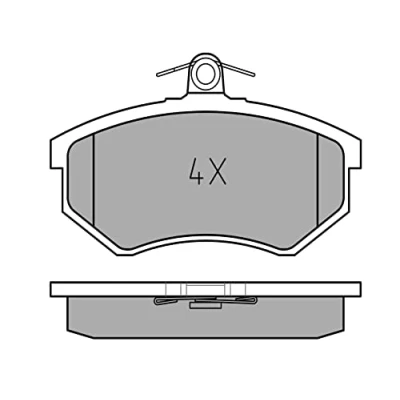 Immagine di MEYLE 025 206 6919 Kit pastiglie freno ORIGINAL Quality Assale anteriore senza contatto segnalazione usura con lamierino anticigolío AUDI: A4 B5 Sedan
