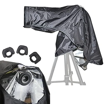 Immagine di JJC Nylon Impermeabile Copertura Antipioggia Fotocamera per Canon EOS 4000D 2000D 1500D 1200D 850D 600D 250D 90D 80D 7D 6D 5D Nikon D5600 D5300 D3300 D3500 D3200 D3100 D850 D780 D750