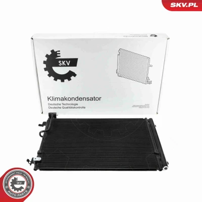 Immagine di ESEN SKV 86SKV485 Condensatore con essiccatore Alluminio 676mm AUDI: A8 D4 (4H2, 4H8, 4HC, 4HL) 3.0 TFSI quattro, TDI S8 4.0 quattro