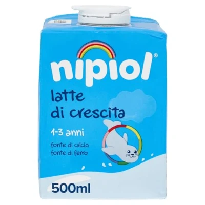 Immagine di Nipiol Latte Liquido 500ml, 1 3 anni (12 Brick)