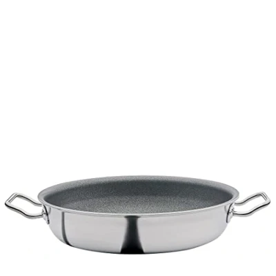 Immagine di Spring Vulcano Intense Pro Padella XL bordo alto 7 cm Ø 28 antiaderente con cristalli di rocca svizzeri antigraffio, per utensili da cucina in metallo tutti i piani cottura
