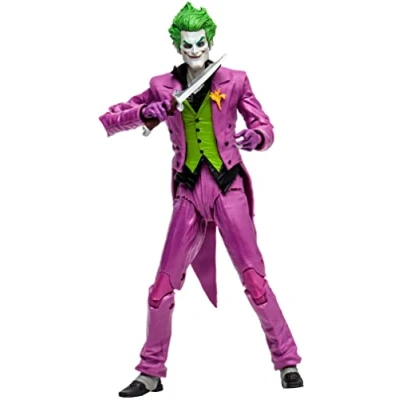 Immagine di McFarlane Toys, DC The Joker Infinite Frontier Action Figure con 22 Parti mobili, Personaggio da Collezione Multiverse Batman Base di Supporto, Carta Unica età 12+