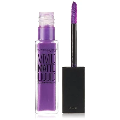 Immagine di Maybelline Color Sensational Matte, rossetto liquido, numero 43, viola intenso