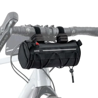 Immagine di ZEFAL Z Adventure F1 Borsa Manubrio Bici Handlebar Bag Compatta, Leggera e Resistente all&#039;Acqua Con Supporto Universale Per 1.2 litri, nero