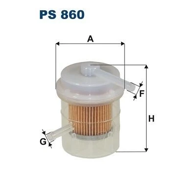 Immagine di Filtro carburante FILTRON PS860