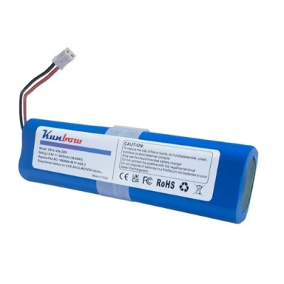 Immagine di Kunbow Batteria agli ioni di litio da 3200 mAh, per iLife Zaco V5s Pro, V5x, V4, V3s V8s, V50, V80, V85 Home Cleaner, ricambio 18650B4 4S1P AGX 2 (14,4 V/46,08 Wh)