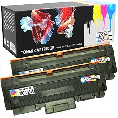 Immagine di Prestige Cartridge MLT D116L Compatibile Cartuccia Toner per Samsung Xpress M2625 M2626 M2675 M2675FN M2676 M2826 M2835DW M2875 M2875FD M2876 M2885FW 2 Nero