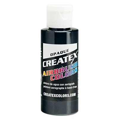 Immagine di CREATEX 120 ml colore coprente aerografo 5211 OPAQUE BLACK