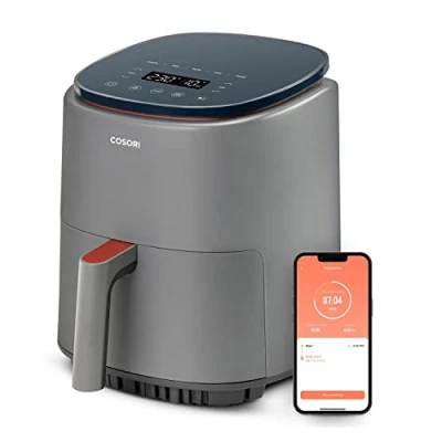 Immagine di COSORI Friggitrice ad Aria Smart da 3,8L, Cottura Multistadio Preimpostata, Air Fryer Risparmio Energetico, 75 230℃, 1500W, 2 3 Porzioni, Ricette Online, Lavabile in Lavastoviglie, Amazon Exclusive