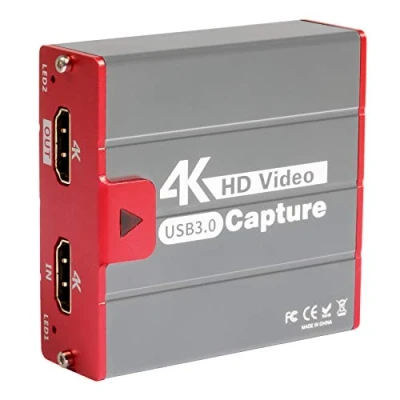 Immagine di TreasLin Scheda di acquisizione 4K 30FPS USB3.0 per Videogiochi Live Streaming PS4 Switch Wii U DSLR Xbox su OBS,XSplit,Twitch,Youtube Supporto Windows,Mac,Zero Latency