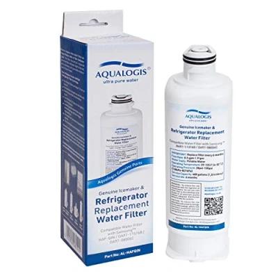 Immagine di Aqualogis Filtro dell&#039;acqua per frigorifero compatibile con Samsung DA97 17376B, 08006C, HAF Qin, Qin/EXP (singolo)