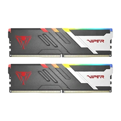 Immagine di Patriot Viper Venom RGB DDR5 32GB (2 x 16GB) 6400MT/s Kit di Memoria Desktop UDIMM per Gaming PVVR532G640C32K