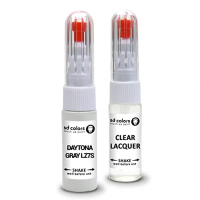 Immagine di SD COLORS DAYTONA GRIGIO LZ7S compatibile con VW/AUDI New Touch Up Paint Pen Kit di riparazione 20 ML GRAY CHIP SPAZZOLA CODICE COLORE (verniciatura+LACQUER)
