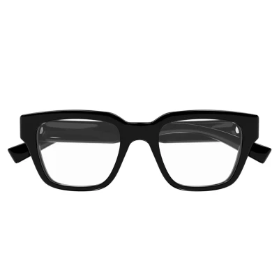Immagine di SAINT LAURENT Unisex SL 804 001 Montature da vista Acetato Nero Trasparente Squadrata