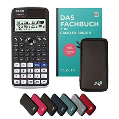 Immagine di CALCUSO Pacchetto Standard negro con Calcolatrice Casio FX 991DE X (Tedesco)