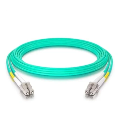 Immagine di 10Gtek OM3 LC a Cavo Fibra Ottica 3 Meter, 50/125 Multimodale Duplex LSZH Fiber Optic Patch Cord per SFP, 10G SFP+, Media Converter