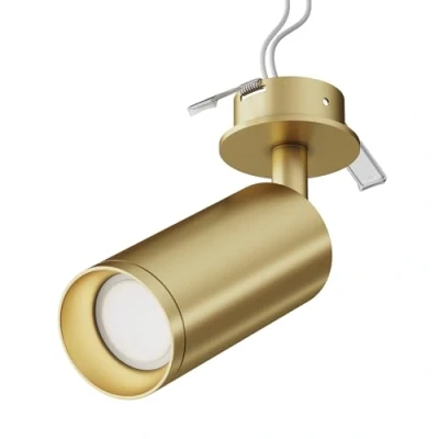 Immagine di Lampada da soffitto Focus Oro opaco Alluminio IP 20 AC 220 240 10 W per cucina, sala, studio, camera letto