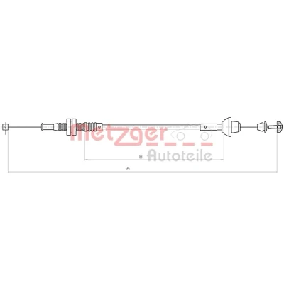 Immagine di METZGER 11.0182 Cavo Acceleratore COFLE