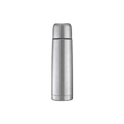 Immagine di Reer Thermos In Acciaio Inox Pure, Piccolo, Maneggevole, Ideale Per Bambini, Con Bicchiere Integrato, color Argento, 450 ml