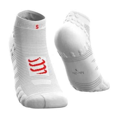 Immagine di Compresssport Calzini da corsa PRS V3 Run Low Supporto efficace, comfort superiore e ventilazione ottimale Corsa, triathlon, allenamento Bianco 35 38